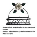 Ver imagem 4 de Porta Shampoo Rústico em Ferro:branco