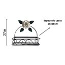 Ver imagem 2 de Porta Shampoo Rústico em Ferro:branco