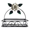 Ver imagem 1 de Porta Shampoo Rústico em Ferro:branco