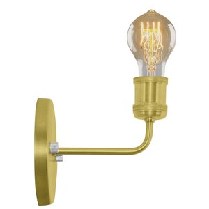 Arandela Tubo Cilindro Gourmet Nordic Alumínio Dourado Lindo