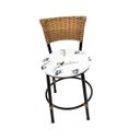 Ver imagem 3 de Kit 2 Banquetas Baixa Cozinha Encosto Juncado