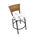 Ver imagem 4 de Kit 2 Banquetas Baixa Cozinha Encosto Juncado