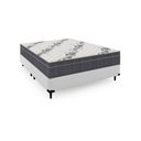 Ver imagem 1 de Cama Box e Colchão Queen Airtech 100 D33 Espuma Ortopillow Malha Matelassê Branco Ortobom