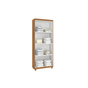 Ver imagem 3 de Armário Multiuso Slim 2 Portas com Prateleiras Cinamomo Formimóveis