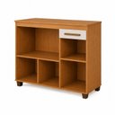 Ver imagem 4 de Balcão para Cozinha Tampo MDF 2 Portas 1 Gaveta com Nicho Micro-Ondas Cronos Espresso Móveis