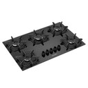 Ver imagem 5 de Cooktop 5 Bocas a Gás Mueller G4 com Mesa de Vidro Temperado Preto Bivolt