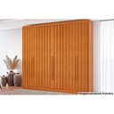 Ver imagem 2 de Guarda Roupa Casal 6 Portas Ripadas e 8 Gavetas Grécia Cinamomo Conquista