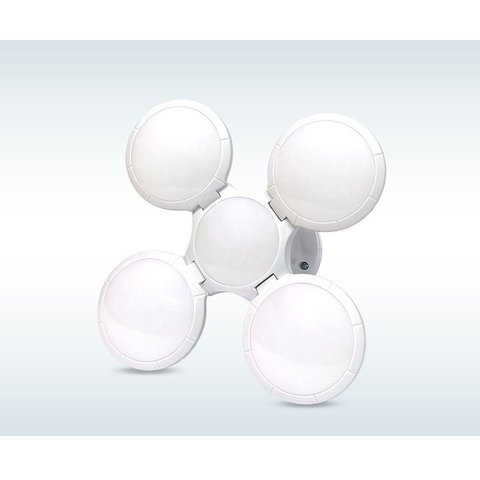 Lâmpada Led Pétala Dobrável Potente Escritório Salão Cozinha Snel Home