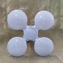 Ver imagem 6 de Lâmpada Led Pétala Dobrável Potente Escritório Salão Cozinha Snel Home