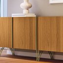 Ver mais imagens de Balcão Aparador Buffet Anabelle Off White/cinamomo H01 - D’Rossi