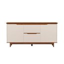 Ver imagem 3 de Buffet Flow 2 Portas Off White e Freijó para Sala de Jantar com Design Moderno e Organização
