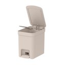 Ver imagem 2 de Lixeira com Pedal Trium 6 L Bege ou