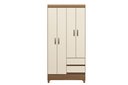 Ver imagem 4 de Guarda Roupas Fit 4.2 Santos Andira -4 Portas 2 Gavetas 191x 92 Cm:jequitiba/offwhite