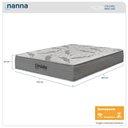 Ver imagem 2 de Colchão King Size Córdoba Molas Ensacadas Duo Face 193x203x32cm - Macio