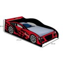 Ver imagem 3 de Cama Infantil com Proteção Lateral Carro Speed 200cm