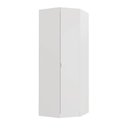 Ver imagem 2 de Guarda Roupa Planejado de Canto Obliquo 1 Porta Hera CabeCasa MadeiraOriginals Branco Algodão