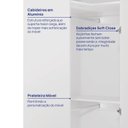 Ver imagem 5 de Guarda Roupa Modulado de Canto Obliquo 1 Porta Hera CabeCasa MadeiraOriginals Branco Algodão
