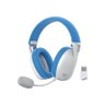 Fone Redragon H848b - Headset Gamer Usb C com Microfone e Tecnologia Wi-fi - Branco e Azul - 1