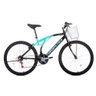 Bicicleta Aro 26 21 Marchas Preto/verde Agua - 1