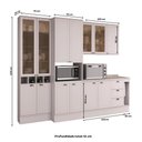 Ver imagem 4 de Cozinha Completa Milla Choice 13 Portas 3 Gavetas MDF 280cm Branco