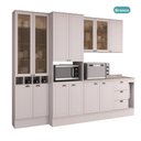 Ver imagem 6 de Cozinha Completa Milla Choice 13 Portas 3 Gavetas MDF 280cm Branco
