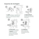 Ver imagem 4 de Cabide Gancho Multiuso com Ventosa Preto Praticità Bella Future