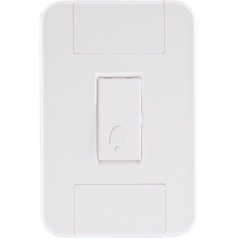 Conjunto 4x2 com 1 Pulsador Campainha 10 a 250 V Tramontina Tablet Branco Tramontina