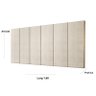 Painel Cabeceira Cama Casal 1,60 Million Nude Comprar Moveis - 2