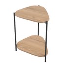Ver imagem 1 de Mesa Lateral Organica Pe Metal Preto Hanover 28016 Artesano