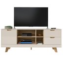 Ver imagem 2 de Rack Bancada para Tv 65 Pol 160 Cm 4225 Off White Carvalho Arly Off White Carvalho