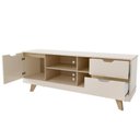 Ver imagem 5 de Rack Bancada para Tv 65 Pol 160 Cm 4225 Off White Carvalho Arly Off White Carvalho