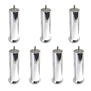 Kit 20 Pes Metalizado Alto para Cama Box Queen Altura 18cm Resistente