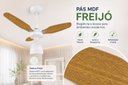 Ver imagem 4 de Ventilador Teto Venti-Delta Eco Ventus Inverter 55W Controle Remoto Bivolt Branco Freijó