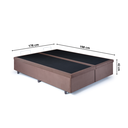 Ver imagem 2 de Cama Box Baú Californiano 178x198x42cm Suede com Pistão a Gás