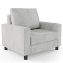 Ver imagem 7 de Kit 02 Poltronas Malta Linho Cinza