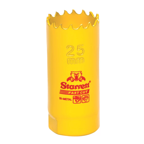 Serra Copo Bimetal Aço Metal 25mm 1'' Fast Cut Starret