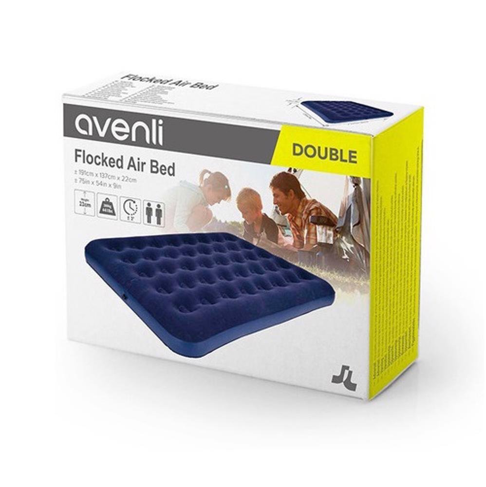 Kit 2 Colchão Inflável Casal Ar Aveludado + Bomba Ar Manual - 3