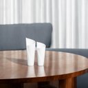 Ver imagem 5 de Dupla de Vaso Branco Decoração em Cerâmica Florença Clássico