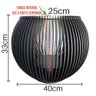 Vaso Moderno Decorativo Redondo para Plantas Decoração Casa - 2