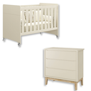Ver imagem 1 de Quarto de Bebê Berço Evolution + Cômoda 3 Gavetas Classic Areia Madeira Natural