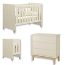 Ver imagem 2 de Quarto de Bebê Berço Evolution + Cômoda 3 Gavetas Classic Areia Madeira Natural