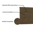 Ver imagem 3 de Painel de Cama 160cm Sonhare Suede - Lucadi Home