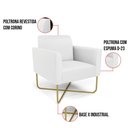 Ver imagem 6 de Poltrona Base X Industrial Dourado Marisa Corino D03 - D’Rossi