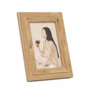 Ver imagem 1 de Porta Retrato de Mesa Decorativo com Vidro para Foto Marrom 15x20cm Decorar a Casa