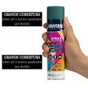 Ver imagem 7 de Tinta Spray 400ml Verde Escuro Uso Geral em Aço Ferro Gesso Cerâmica Couro | Universo | Kit 05 Un