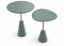 Ver imagem 2 de Conjunto Mesa de Canto Napoli Metal Verde Oliva