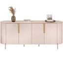 Ver imagem 3 de Aparador Buffet para Sala de Jantar 4 Portas Orgânico Lia D05 Off White - Lyam Decor