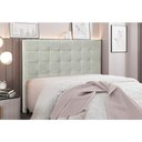 Ver imagem 2 de Cabeceira Cama Box Queen 160 Cm Verona Veludo Prata S04 - D'Rossi