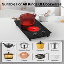 Ver imagem 4 de Vbgk Cooktop Elétrico 3000w com 2 Queimadores e Controle Touch (preto)