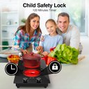 Ver imagem 2 de Vbgk Cooktop Elétrico 3000w com 2 Queimadores e Controle Touch (preto)